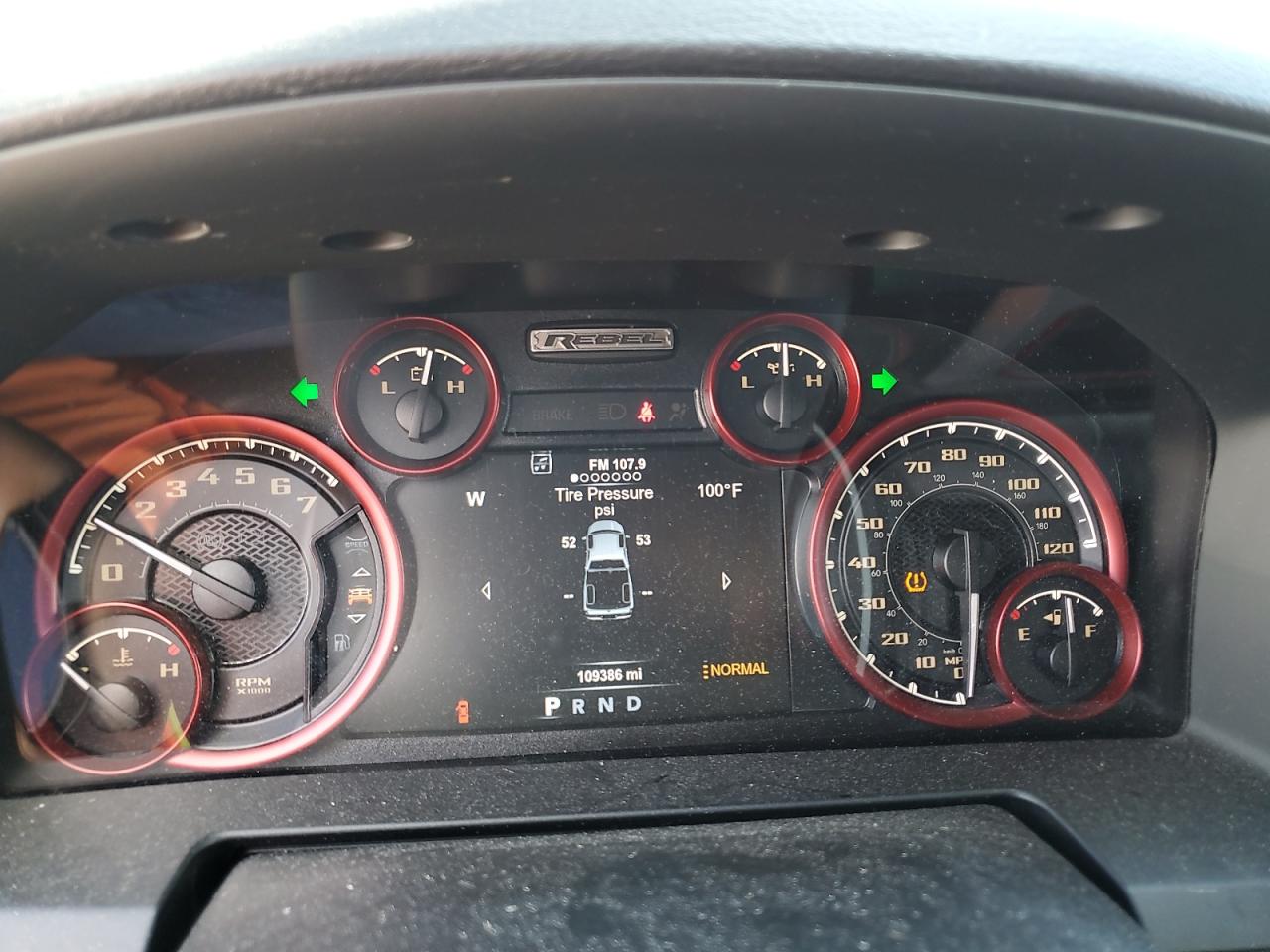 2017 RAM 1500 VIN 1C6RR7YT6HS842126 Copart auction photo, water/flood damage thumbnail 9