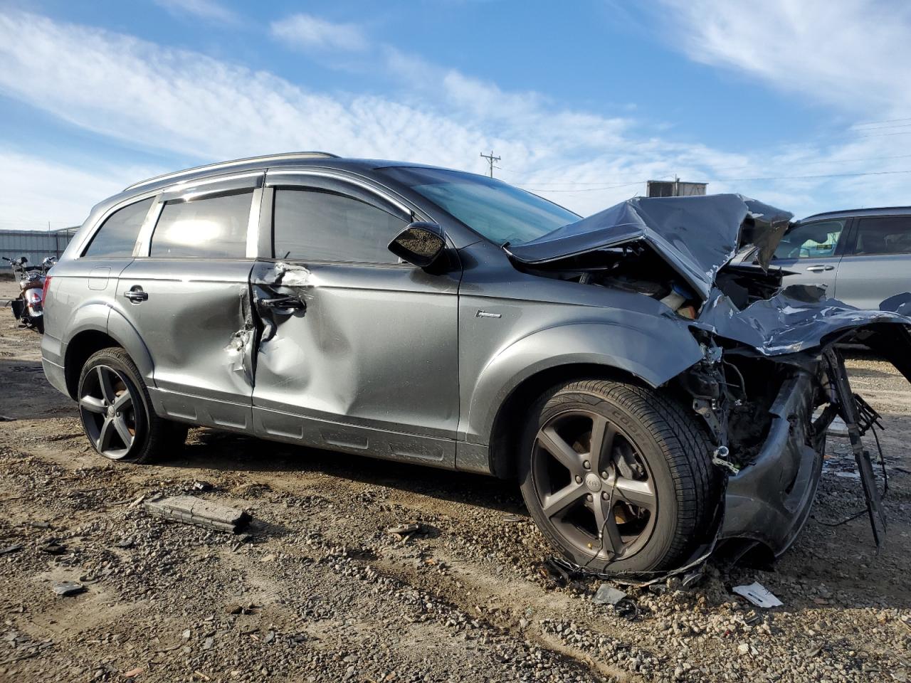 2015 Audi Q7 VIN WA1LGAFE4FD031913 Copart auction photo, all over damage thumbnail 4