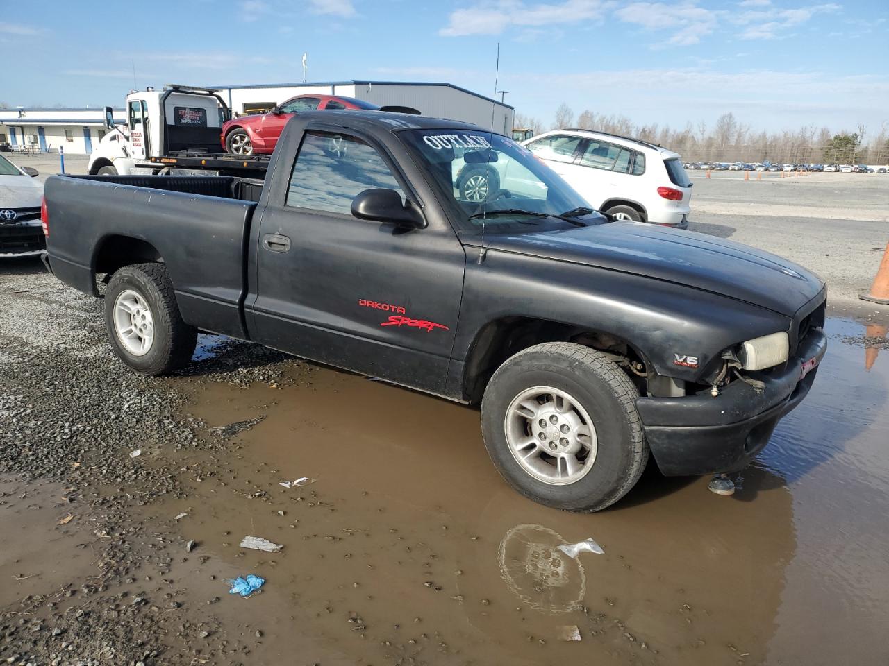 1998 Dodge Dakota VIN 1B7FL26X1WS641236 Copart auction photo, front end damage thumbnail 4