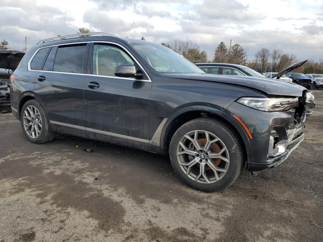 2021 BMW X7 VIN 5UXCW2C08M9F01630 Copart auction photo, front end / rear end damage thumbnail 4