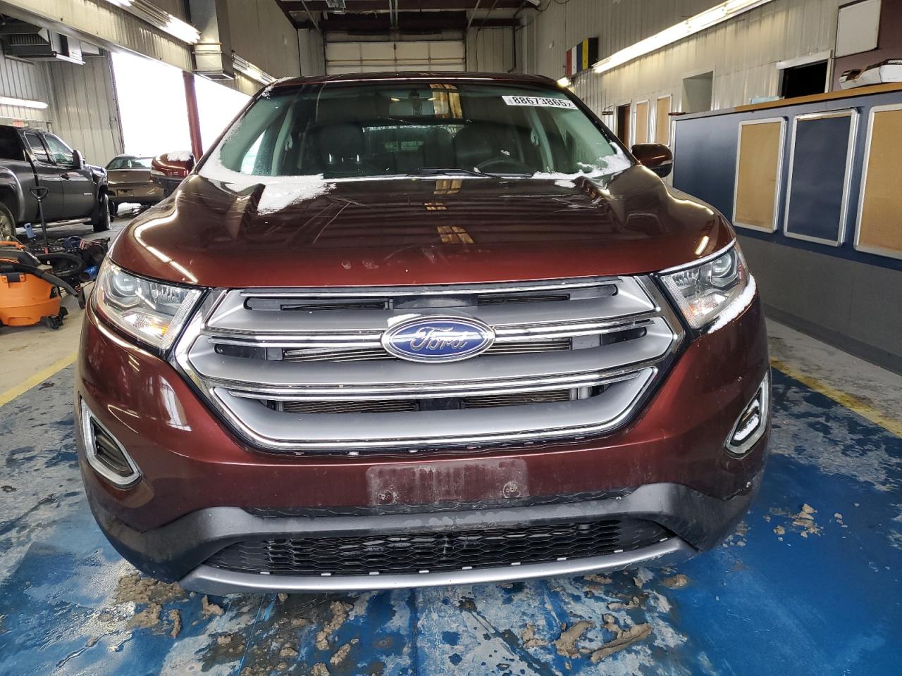 2015 Ford Edge VIN 2FMTK4J85FBC03195 Copart auction photo, rear end damage thumbnail 5