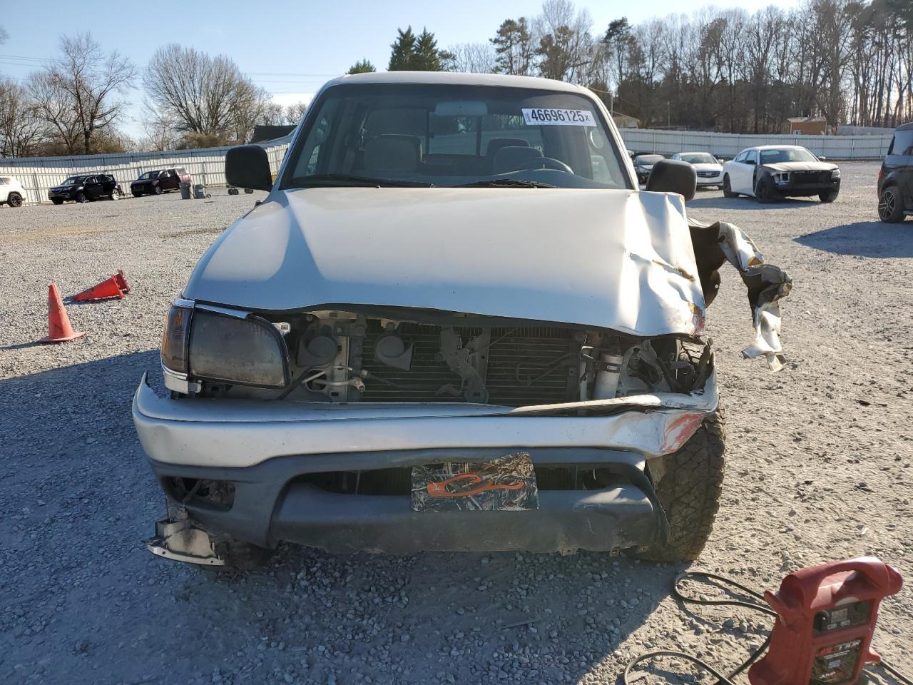 2002 Toyota Tacoma VIN 5TEGN92N22Z129356 Copart auction photo, front end / undercarriage damage thumbnail 5