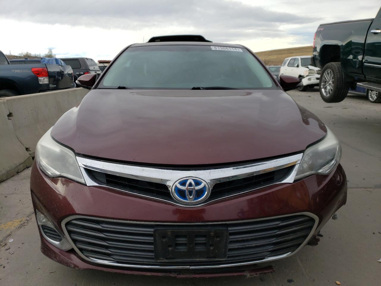 2015 Toyota Avalon VIN 4T1BD1EB0FU038290 Copart auction photo, front end / hail damage thumbnail 5