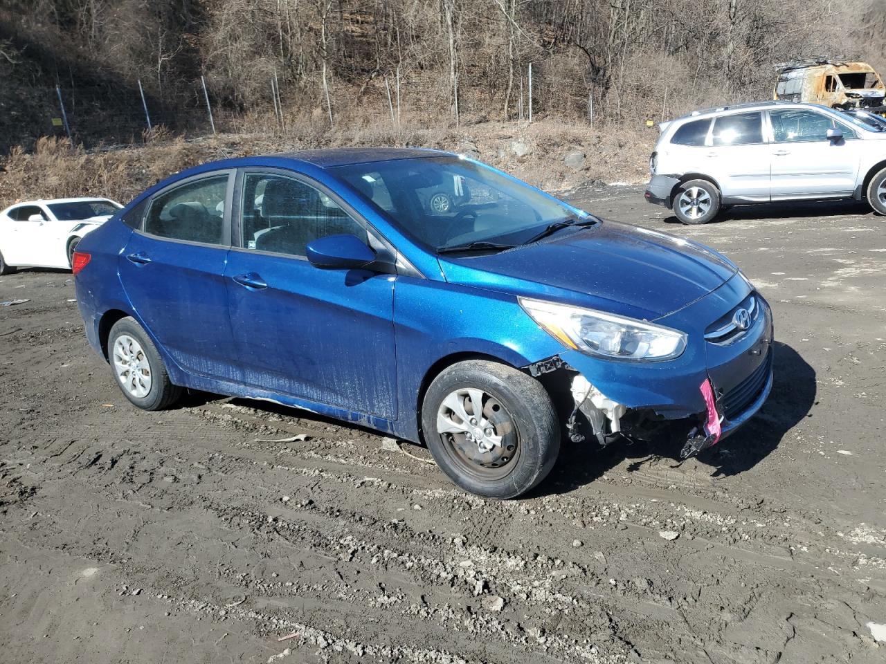2016 Hyundai Accent VIN KMHCT4AE4GU033233 Copart auction photo, front end damage thumbnail 4