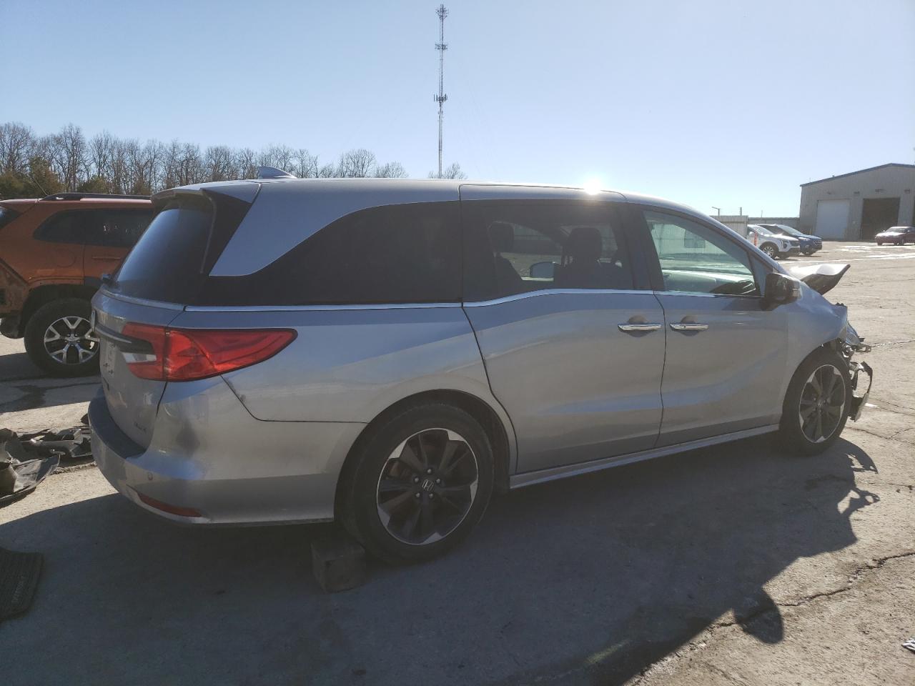2021 Honda Odyssey VIN 5FNRL6H96MB017767 Copart auction photo, front end damage thumbnail 3