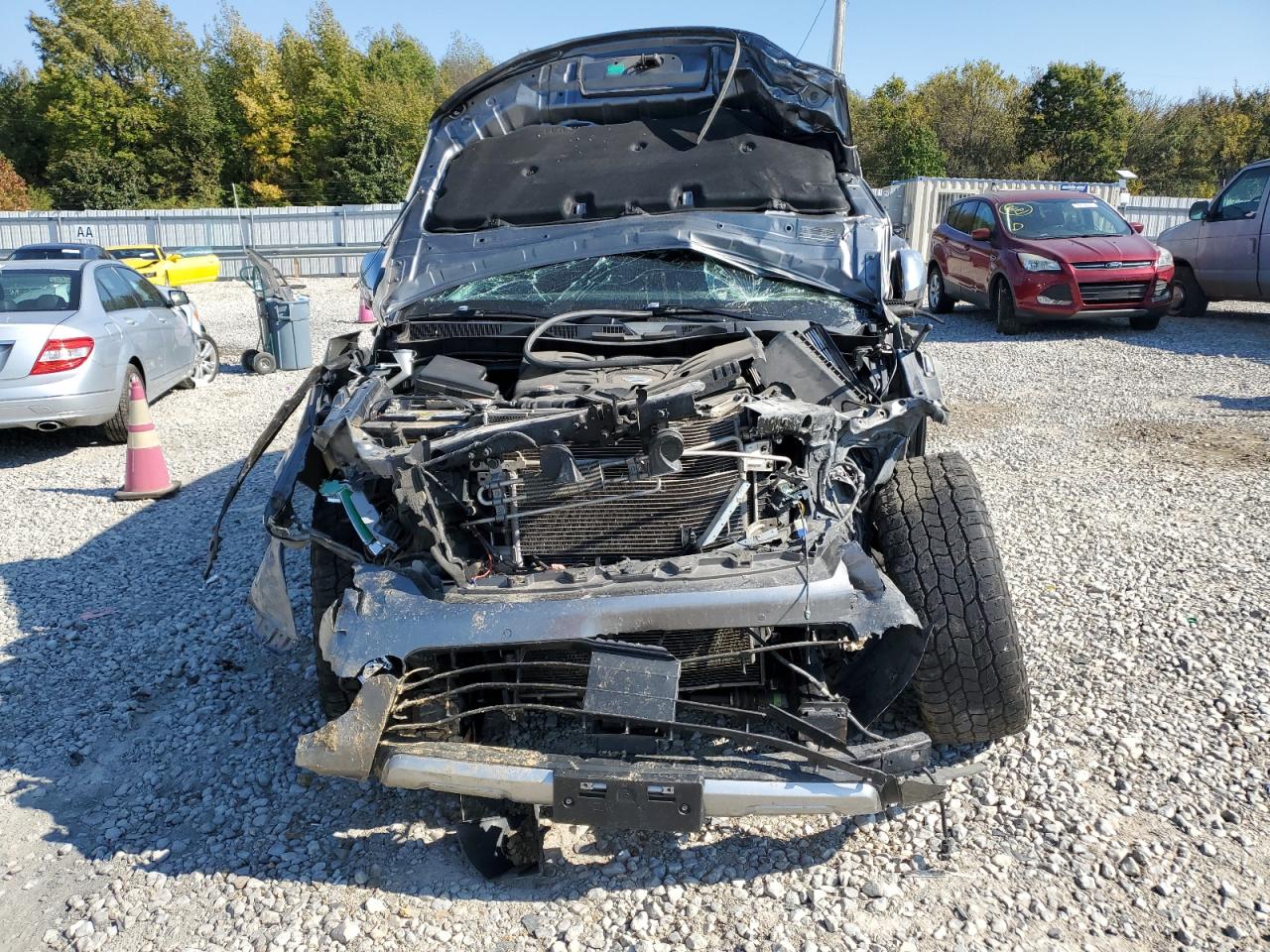 2018 Nissan Armada VIN JN8AY2NC3J9557238 Copart auction photo, front end damage thumbnail 5