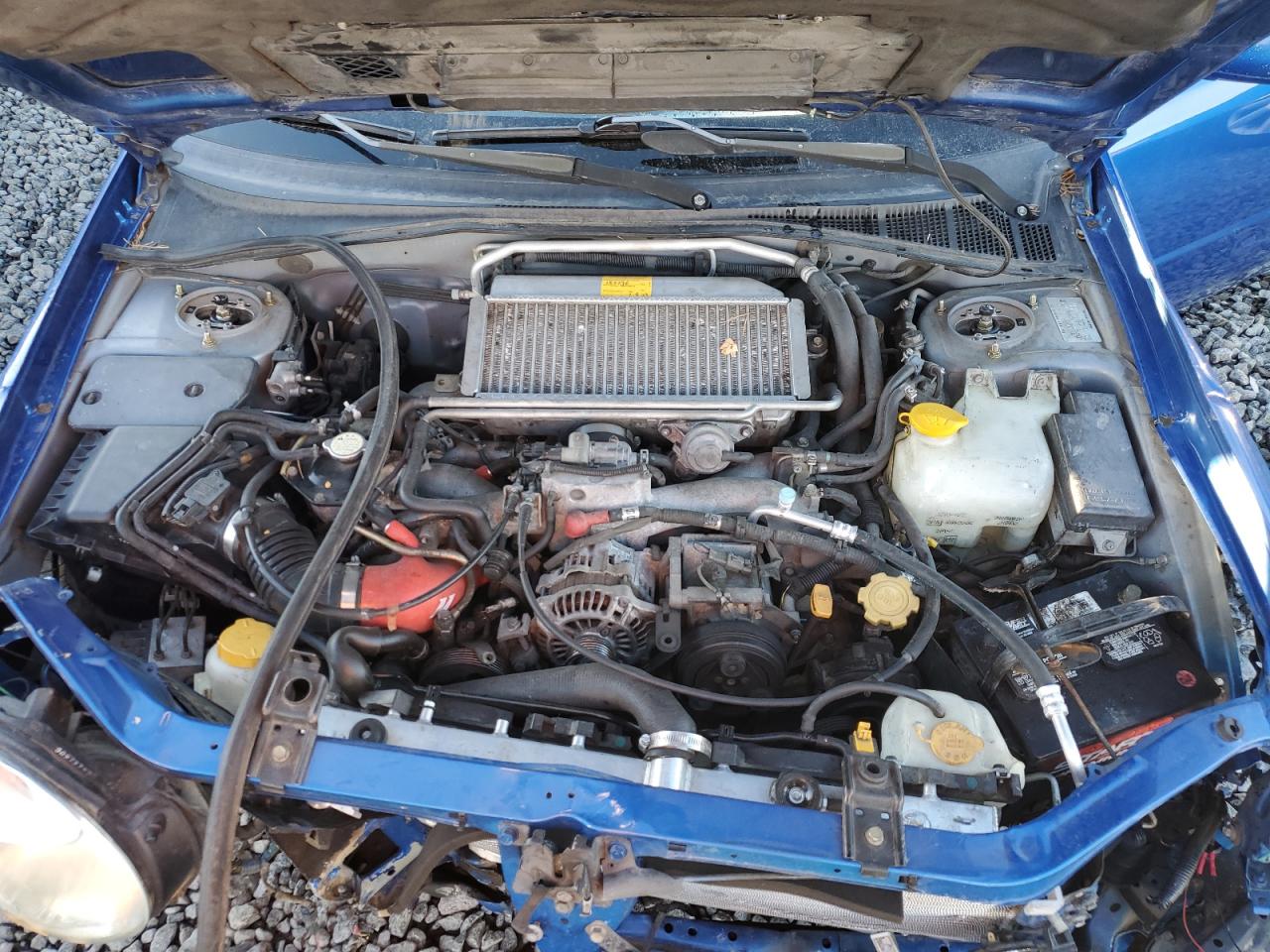 2002 Subaru WRX VIN JF1GD29602G508376 Copart auction photo, front end / rear end damage thumbnail 11