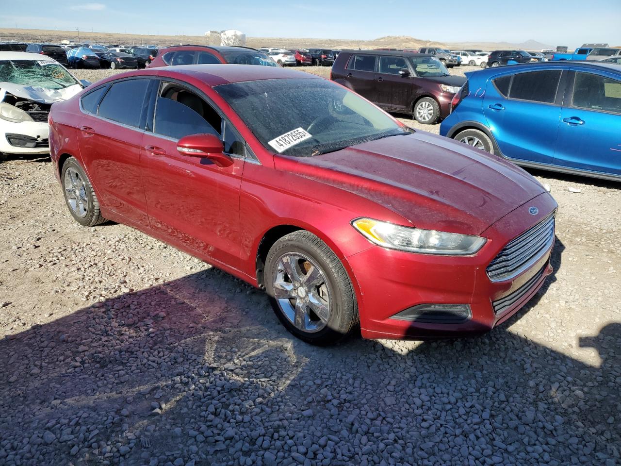 2014 Ford Fusion VIN 3FA6P0HD5ER129605 Copart auction photo, vandalism damage thumbnail 4