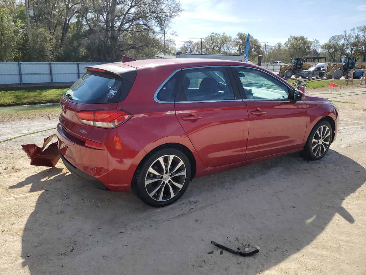 2018 Hyundai Elantra VIN KMHH35LE4JU062408 Copart auction photo, rear end damage thumbnail 3