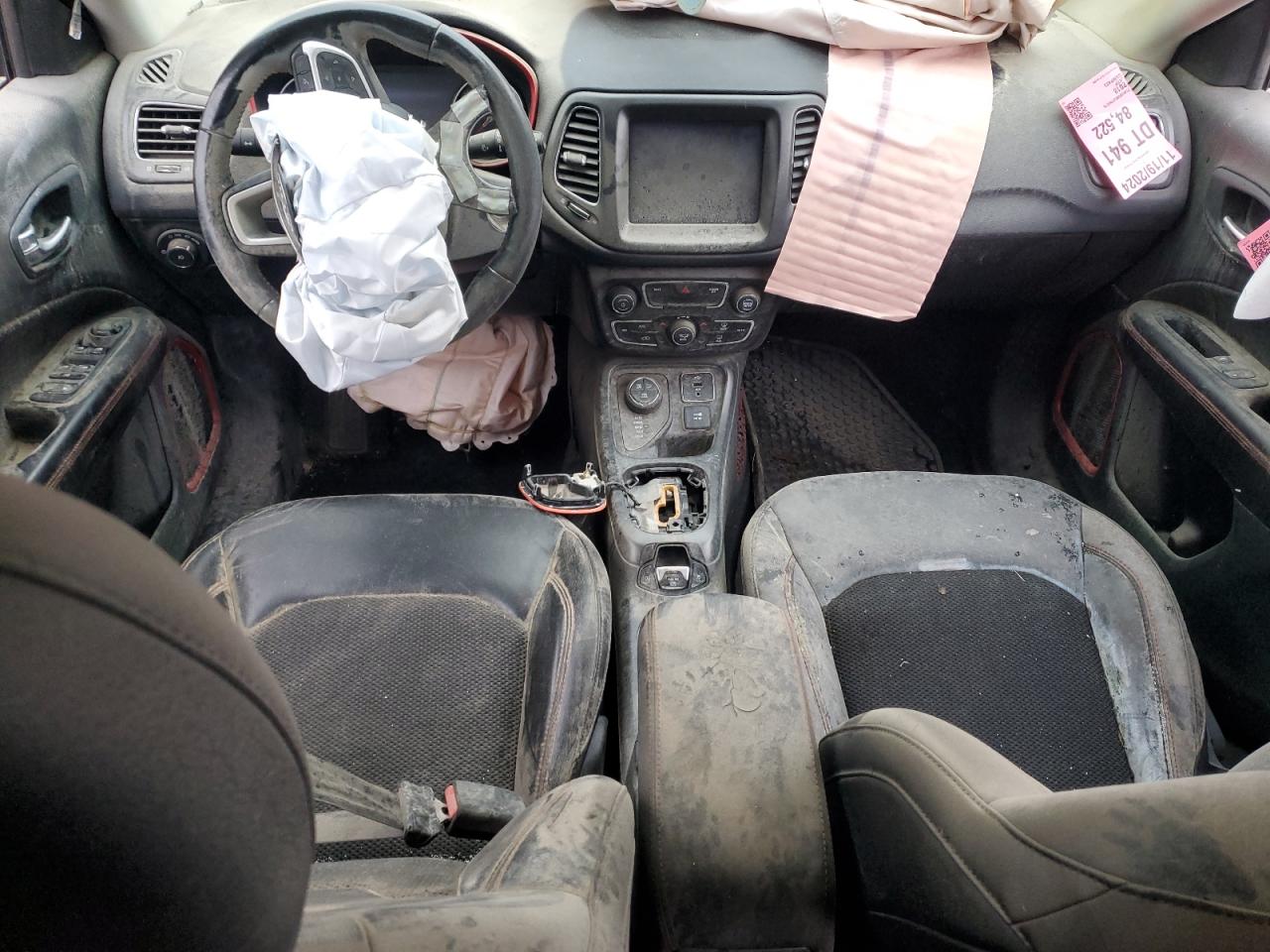 2018 Jeep Compass VIN 3C4NJDDB3JT366576 Copart auction photo, all over / undercarriage damage thumbnail 8