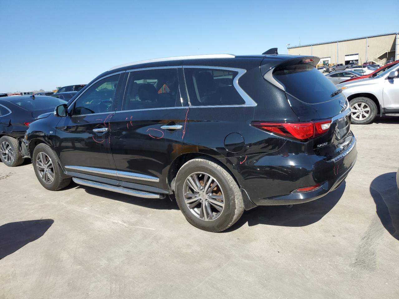 2017 Infiniti QX60 VIN 5N1DL0MN6HC556236 Copart auction photo, front end / minor dent/scratches damage thumbnail 2