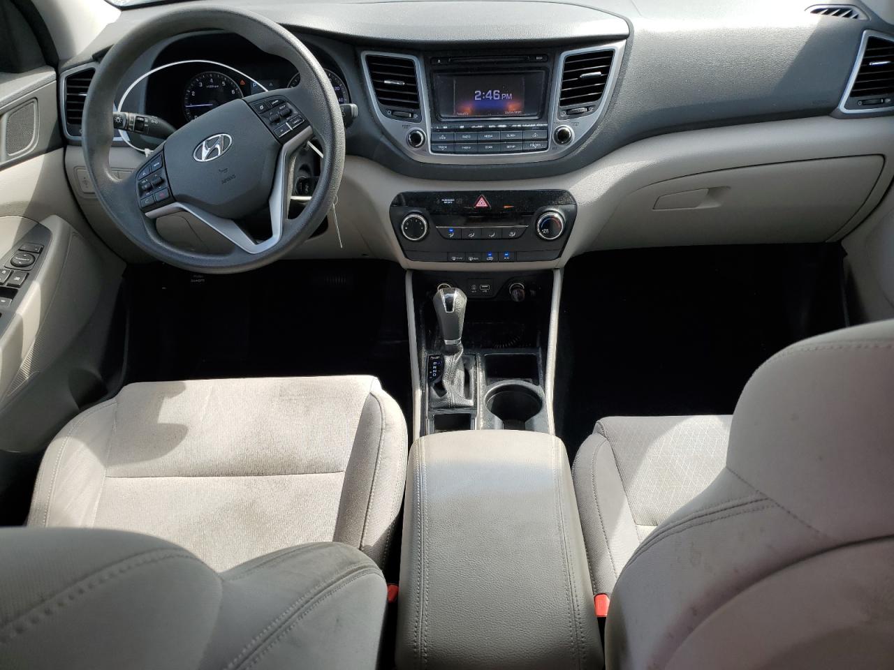 2017 Hyundai Tucson VIN KM8J3CA44HU587981 Copart auction photo, front end damage thumbnail 8