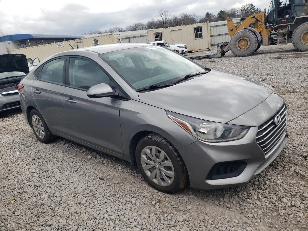 2022 Hyundai Accent VIN 3KPC24A63NE177044 Copart auction photo, front end damage thumbnail 4