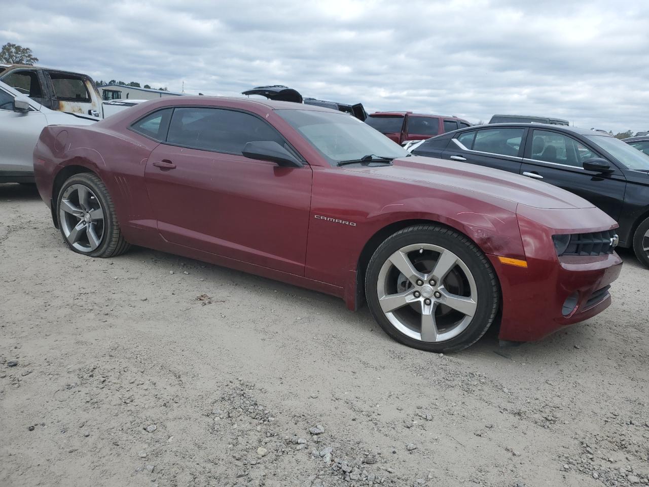2010 Chevrolet Camaro VIN 2G1FC1EV0A9194797 Copart auction photo, side / front end damage thumbnail 4