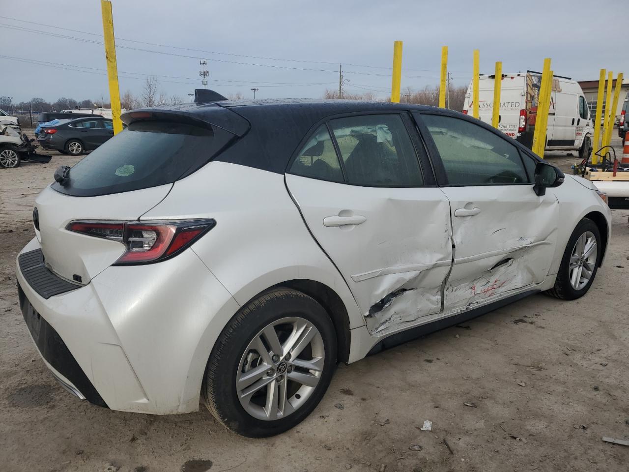 2022 Toyota Corolla VIN JTND4MBE8N3175958 Copart auction photo, side / minor dent/scratches damage thumbnail 3