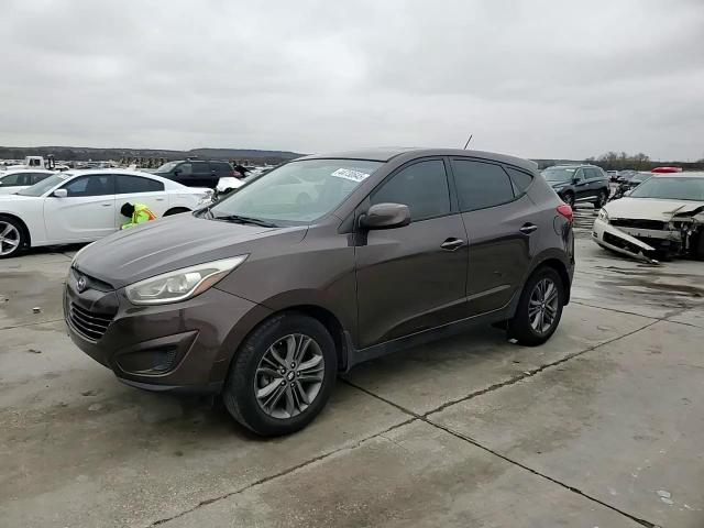 2014 Hyundai Tucson VIN KM8JT3AF3EU893955 Copart auction photo, side damage thumbnail 14