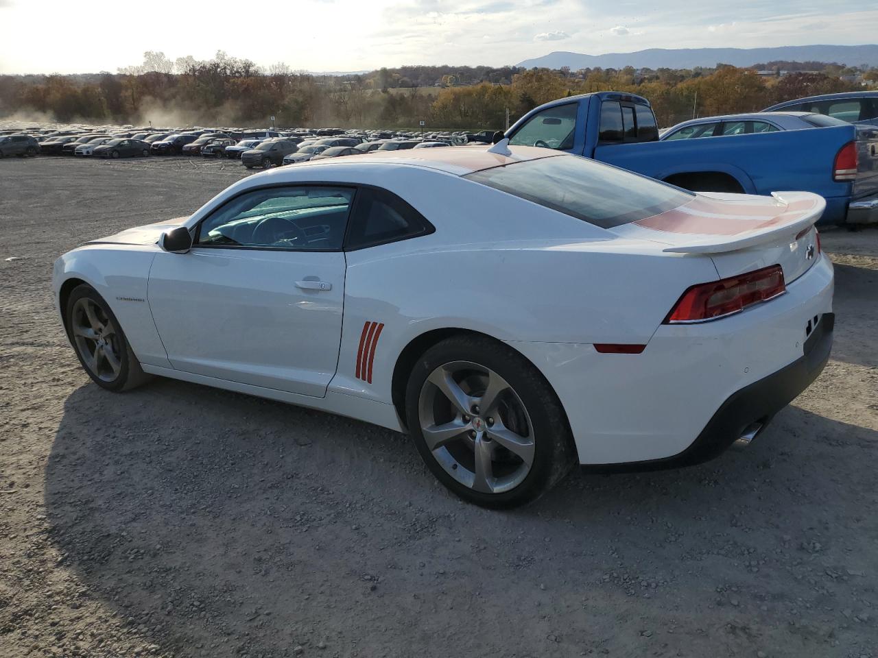 2014 Chevrolet Camaro VIN 2G1FT1EWXE9304964 Copart auction photo, front end damage thumbnail 2
