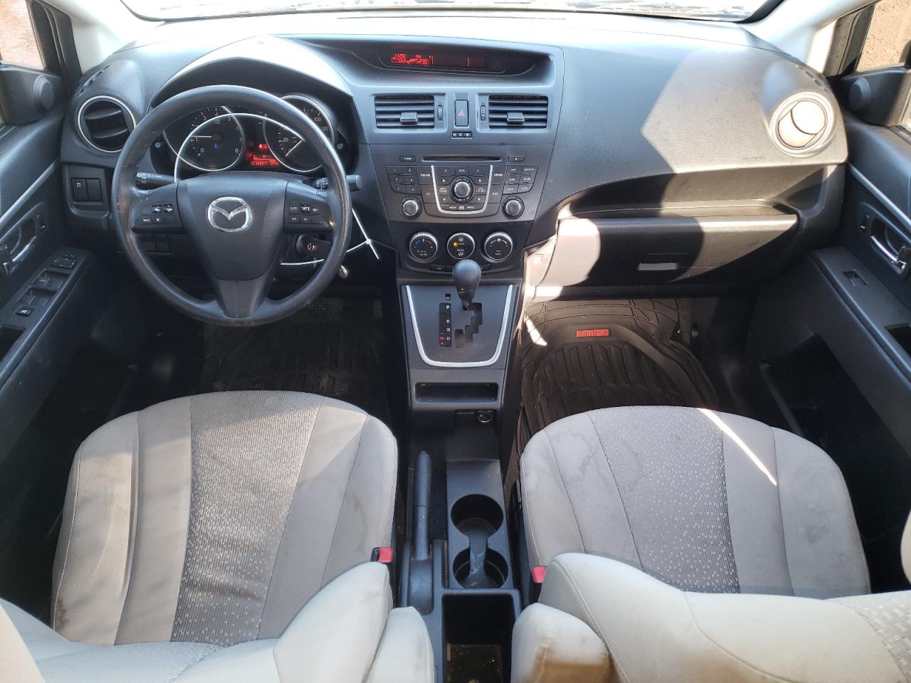 2012 Mazda 5 VIN JM1CW2BL3C0117302 Copart auction photo, front end / side damage thumbnail 8