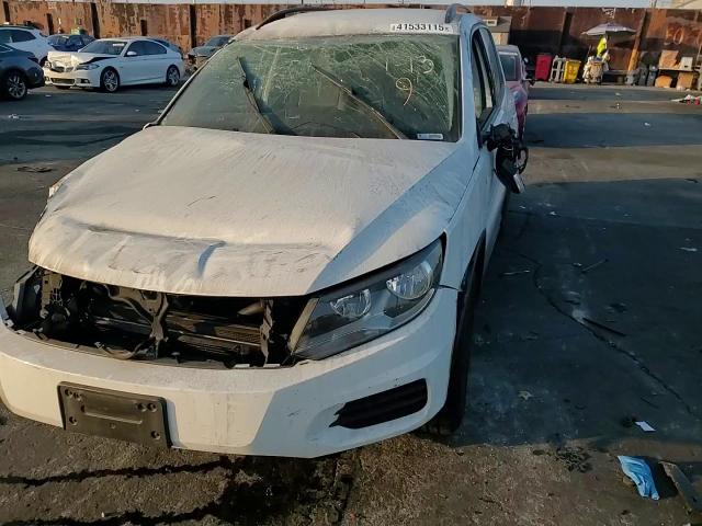 2015 Volkswagen Tiguan VIN WVGBV7AX1FW602308 Copart auction photo, all over damage thumbnail 12