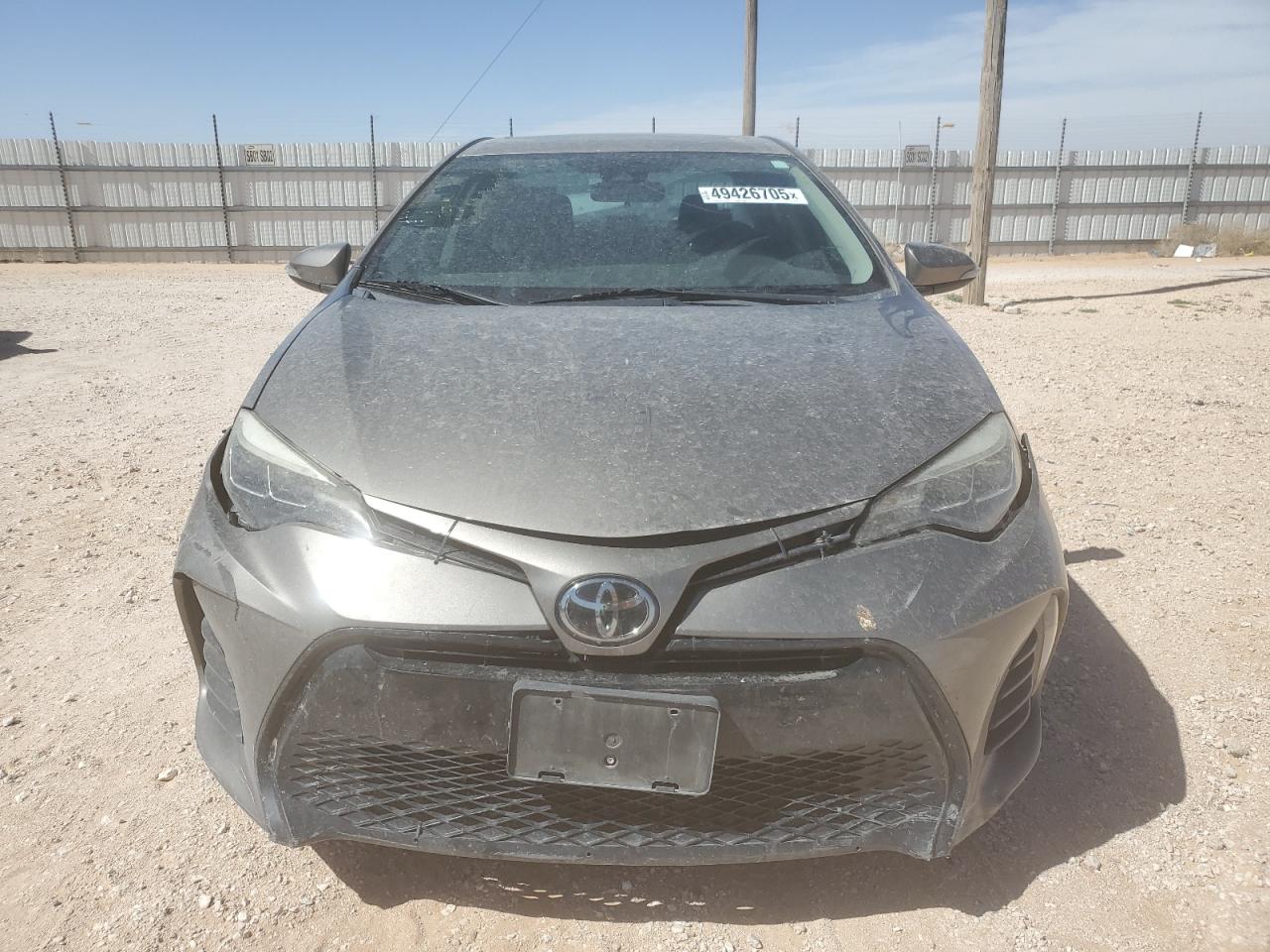 2018 Toyota Corolla VIN 5YFBURHEXJP747100 Copart auction photo, rear end damage thumbnail 5