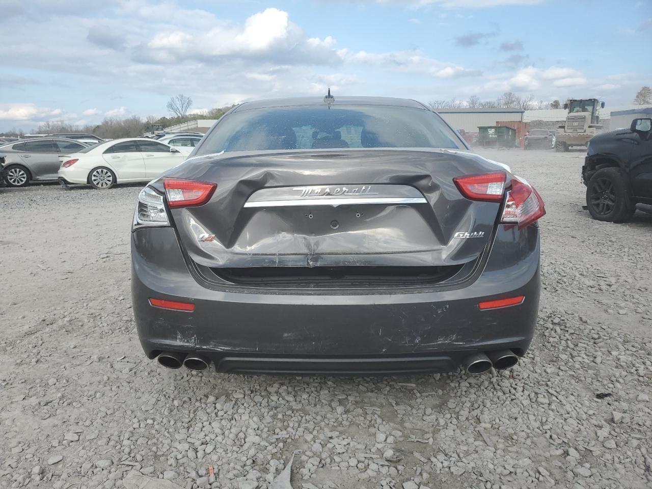 2014 Maserati Ghibli VIN ZAM57XSA5E1098326 Copart auction photo, rear end damage thumbnail 6