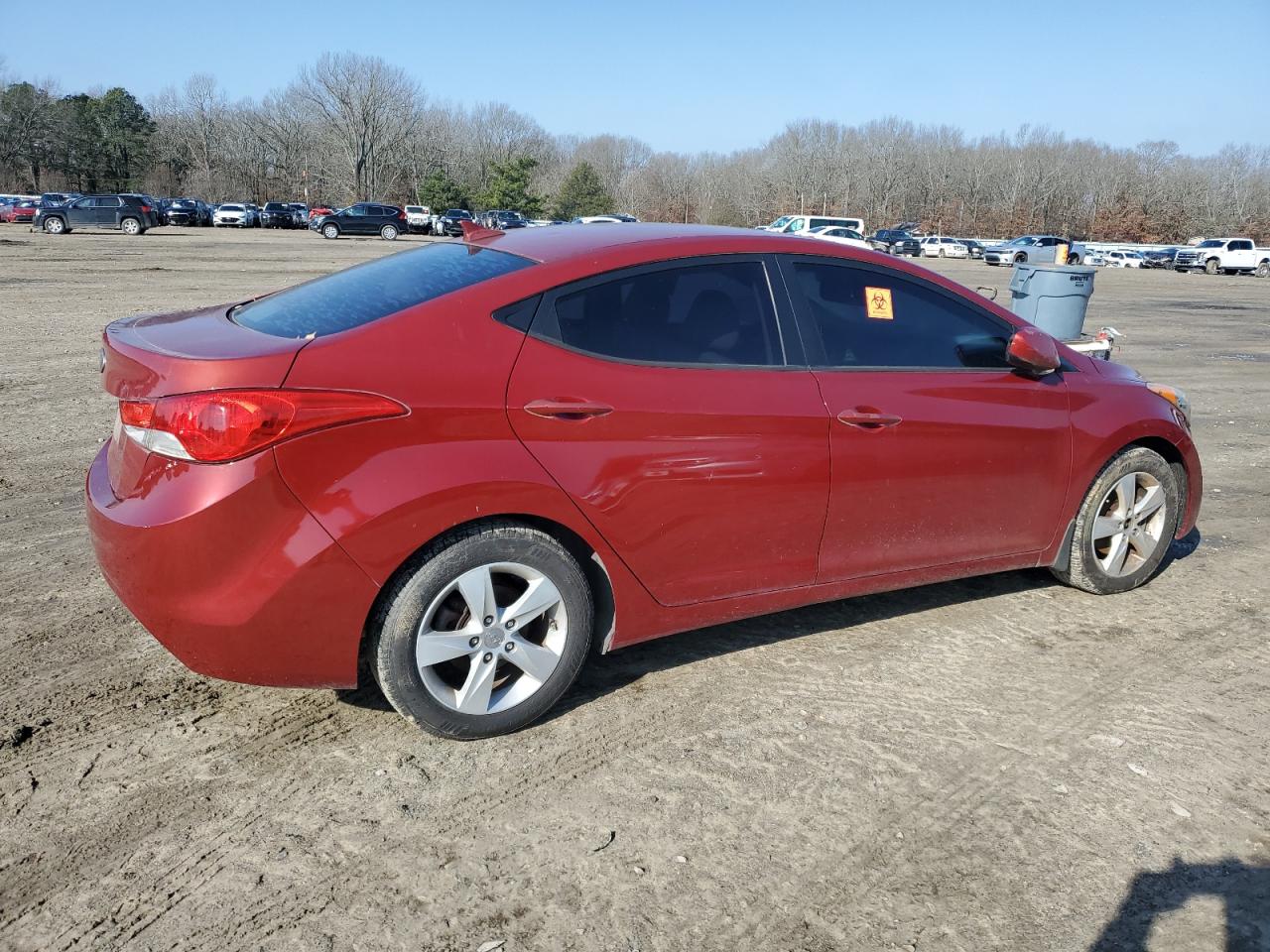 2013 Hyundai Elantra VIN KMHDH4AE7DU524588 Copart auction photo, mechanical / minor dent/scratches damage thumbnail 3