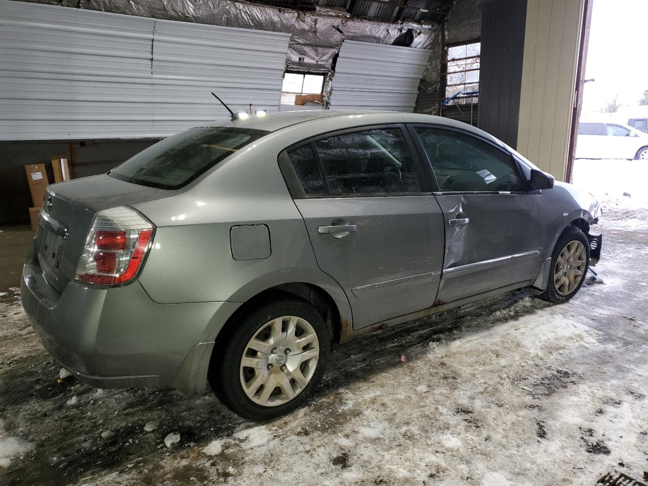 2010 Nissan Sentra VIN 3N1AB6APXAL622044 Copart auction photo, front end / side damage thumbnail 3
