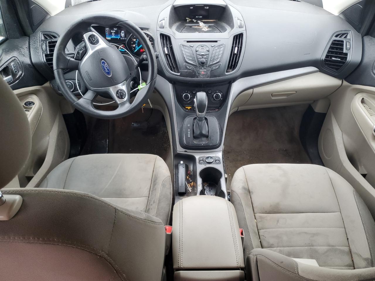2016 Ford Escape VIN 1FMCU0GXXGUA33350 Copart auction photo, front end / side damage thumbnail 8