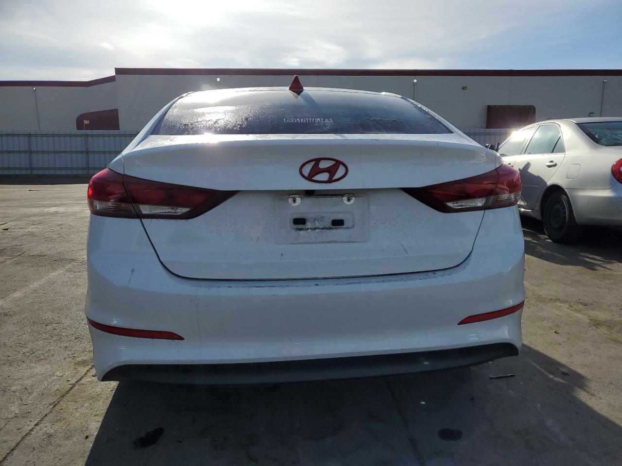 2018 Hyundai Elantra VIN 5NPD84LF3JH303943 Copart auction photo, vandalism damage thumbnail 6