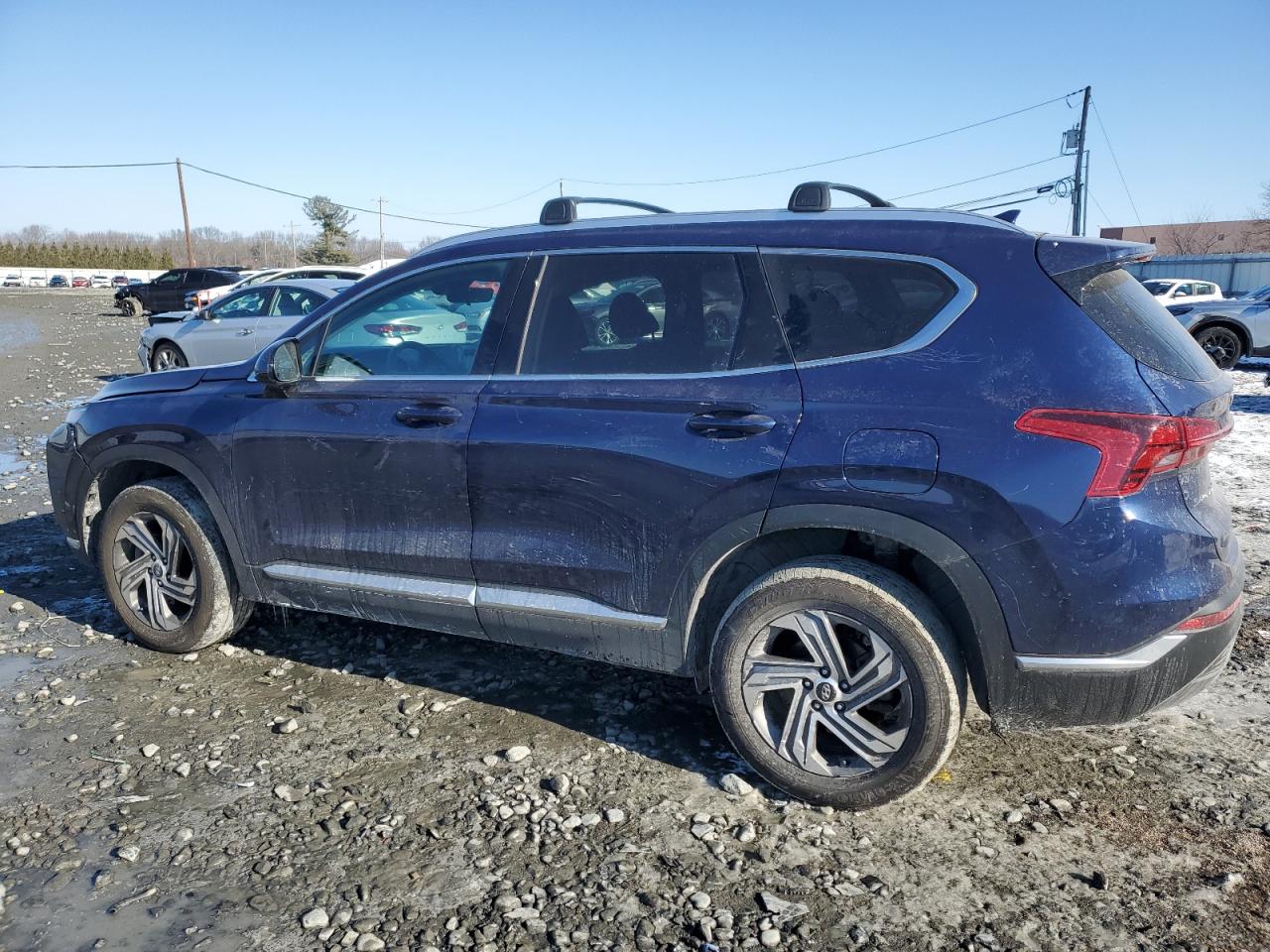 2022 Hyundai Santa Fe VIN 5NMS2DAJ5NH479489 Copart auction photo, front end damage thumbnail 2