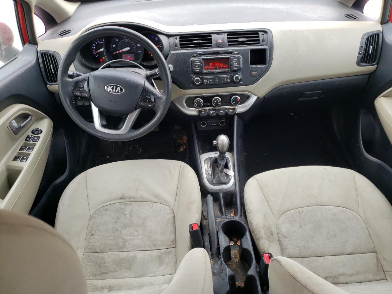 2013 KIA Rio VIN KNADM4A33D6276694 Copart auction photo, rear end damage thumbnail 8