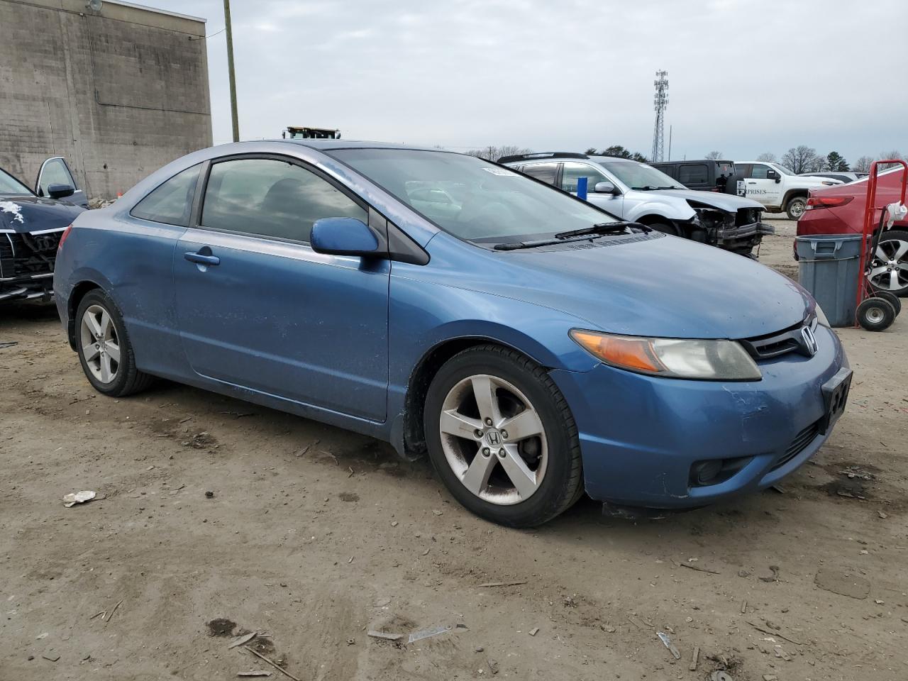 2008 Honda Civic VIN 2HGFG12898H543919 Copart auction photo, rear end / minor dent/scratches damage thumbnail 4