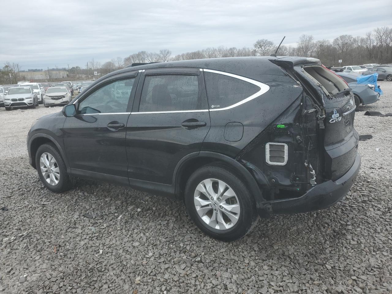 2012 Honda CR-V VIN 5J6RM4H5XCL059573 Copart auction photo, rear end damage thumbnail 2