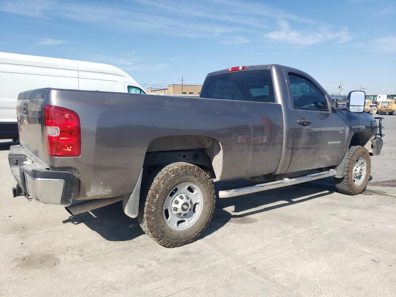 2013 Chevrolet Silverado VIN 1GC0CVCG1DF128635 Copart auction photo, front end damage thumbnail 3