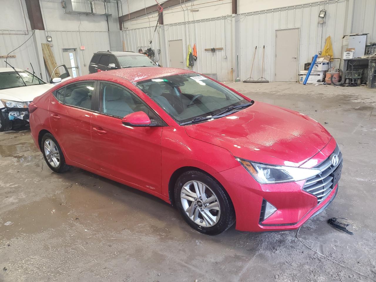 2020 Hyundai Elantra VIN 5NPD84LF8LH551754 Copart auction photo, vandalism damage thumbnail 4