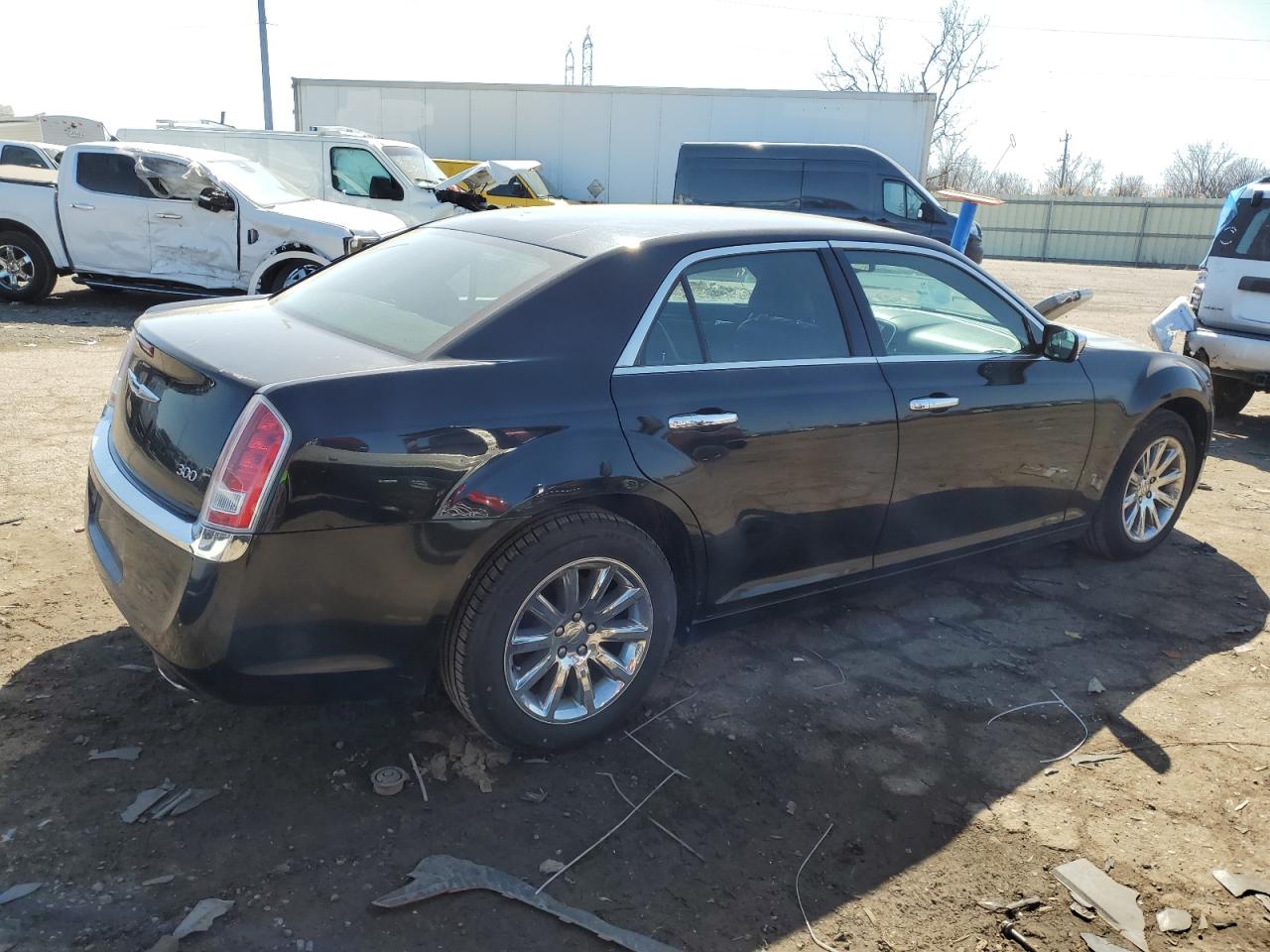 2011 Chrysler 300 VIN 2C3CA5CG6BH594760 Copart auction photo, front end / side damage thumbnail 3