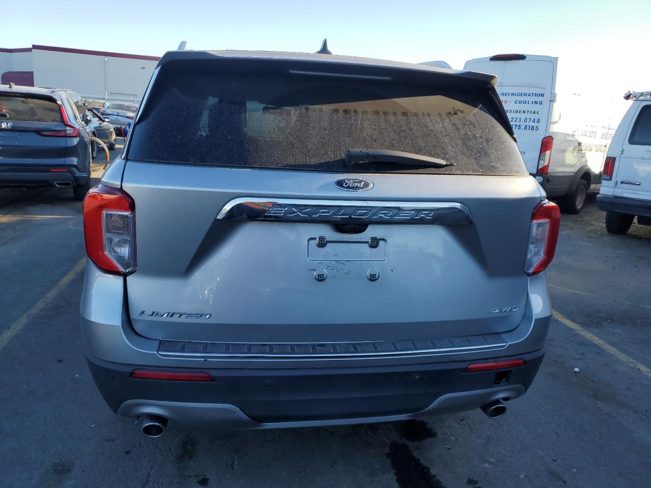 2021 Ford Explorer VIN 1FMSK8FH7MGB50730 Copart auction photo, front end damage thumbnail 6