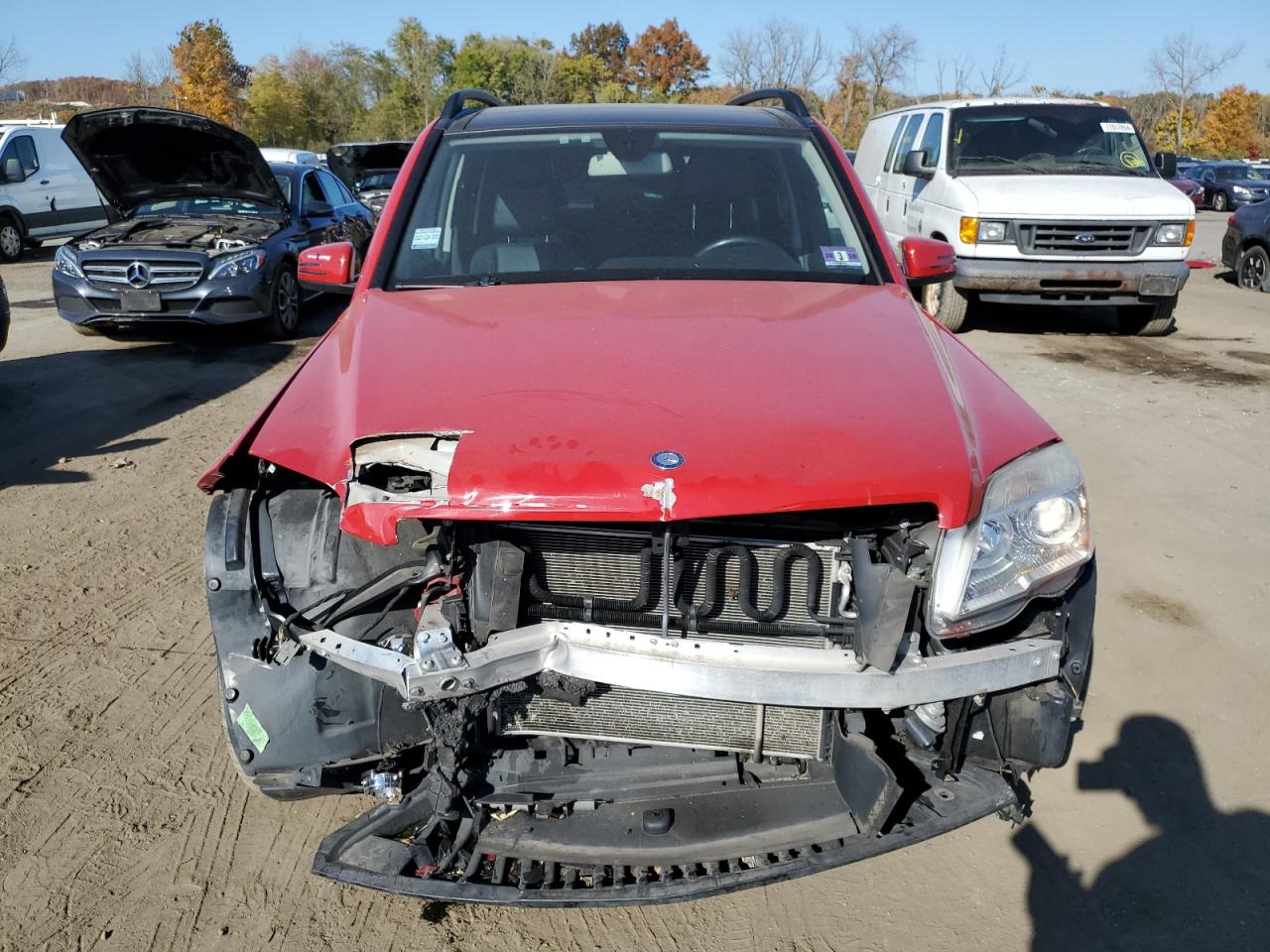 2011 Mercedes-Benz GLK-klasse VIN WDCGG8HB7BF614293 Copart auction photo, front end / minor dent/scratches damage thumbnail 5