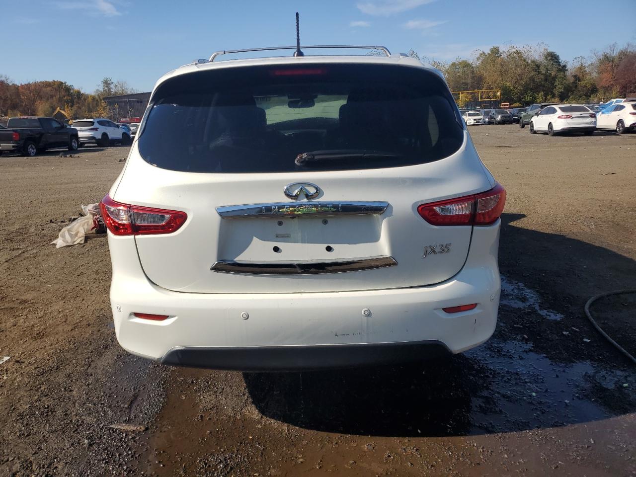 2013 Infiniti JX VIN 5N1AL0MM2DC332109 Copart auction photo, front end / minor dent/scratches damage thumbnail 6