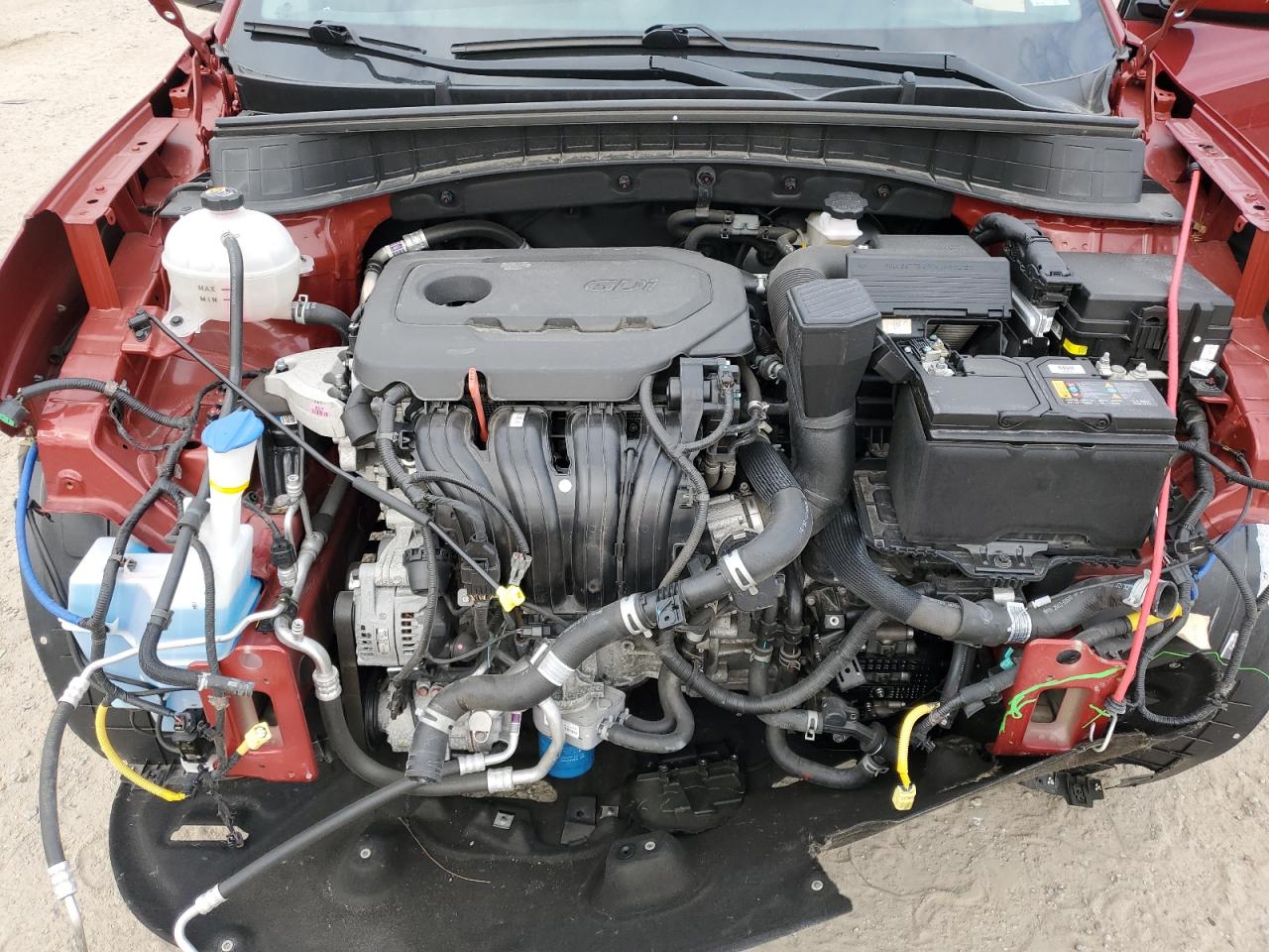2021 Hyundai Tucson VIN KM8J3CAL7MU384097 Copart auction photo, front end damage thumbnail 12