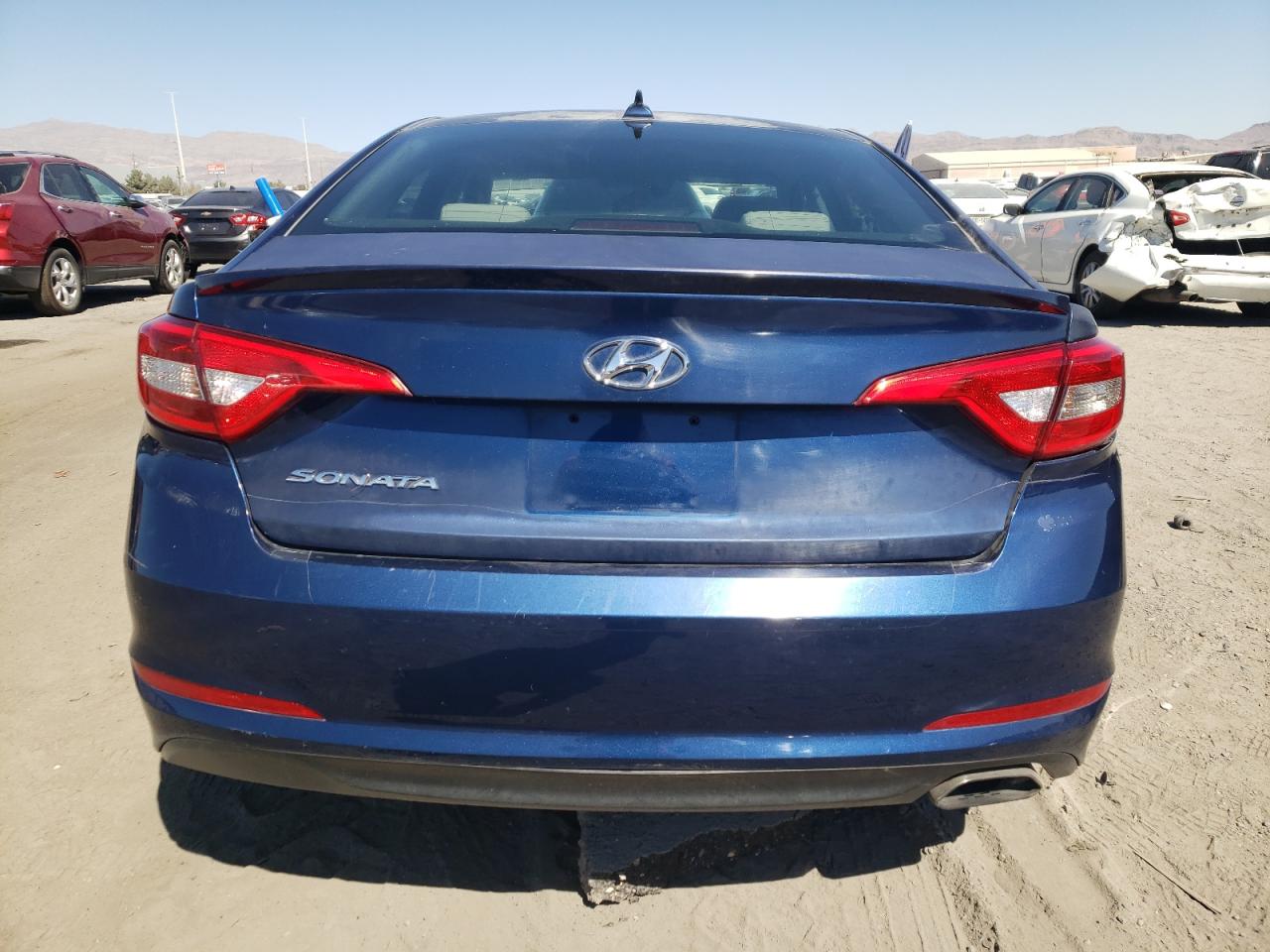 2015 Hyundai Sonata VIN 5NPE24AFXFH220199 Copart auction photo, front end damage thumbnail 6