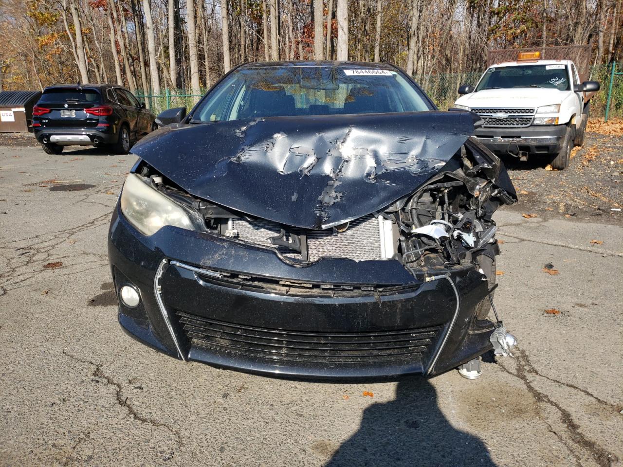 2015 Toyota Corolla VIN 2T1BURHE9FC241801 Copart auction photo, front end / minor dent/scratches damage thumbnail 5