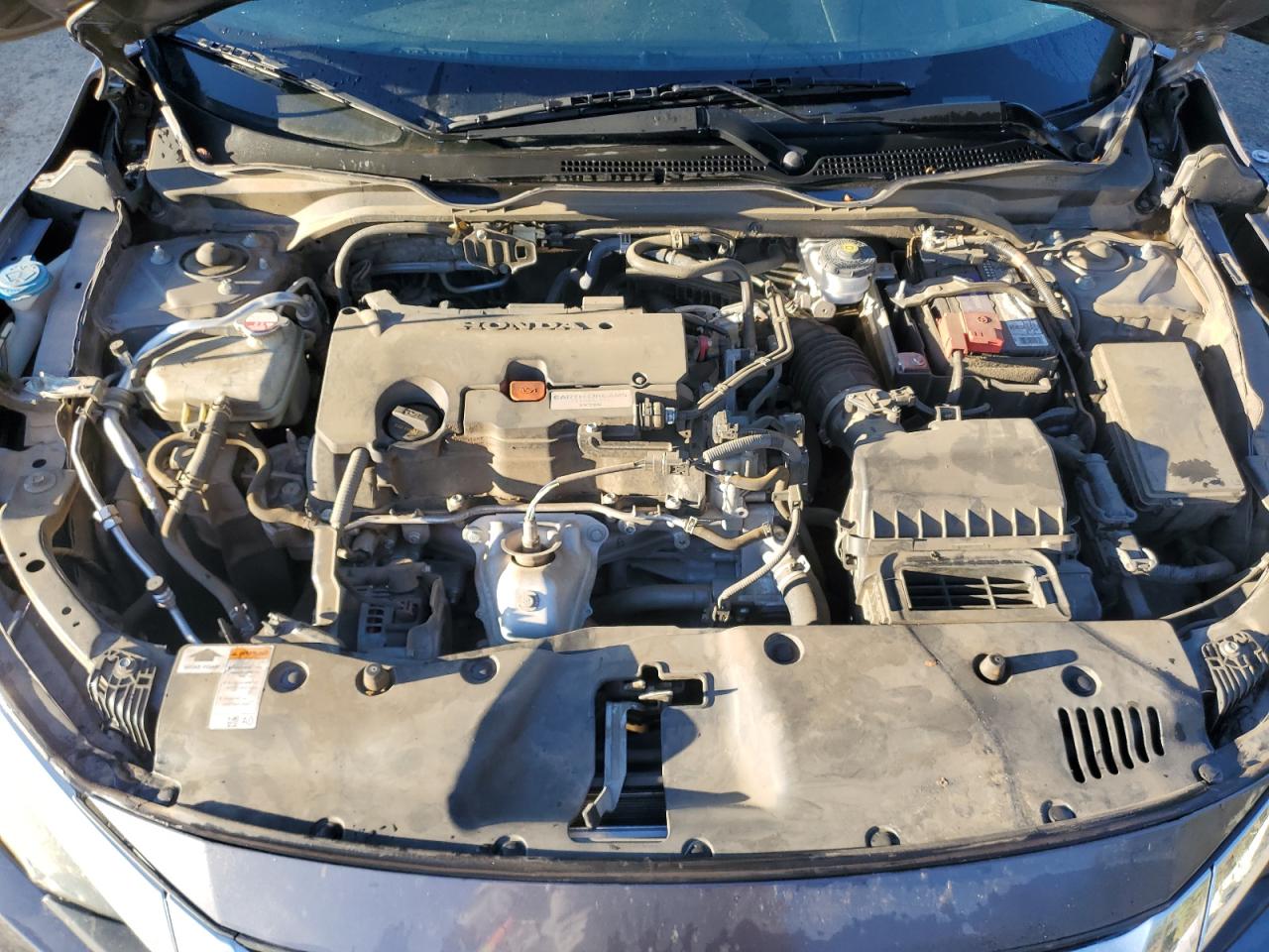 2018 Honda Civic VIN 19XFC2F7XJE005443 Copart auction photo, rear end damage thumbnail 11
