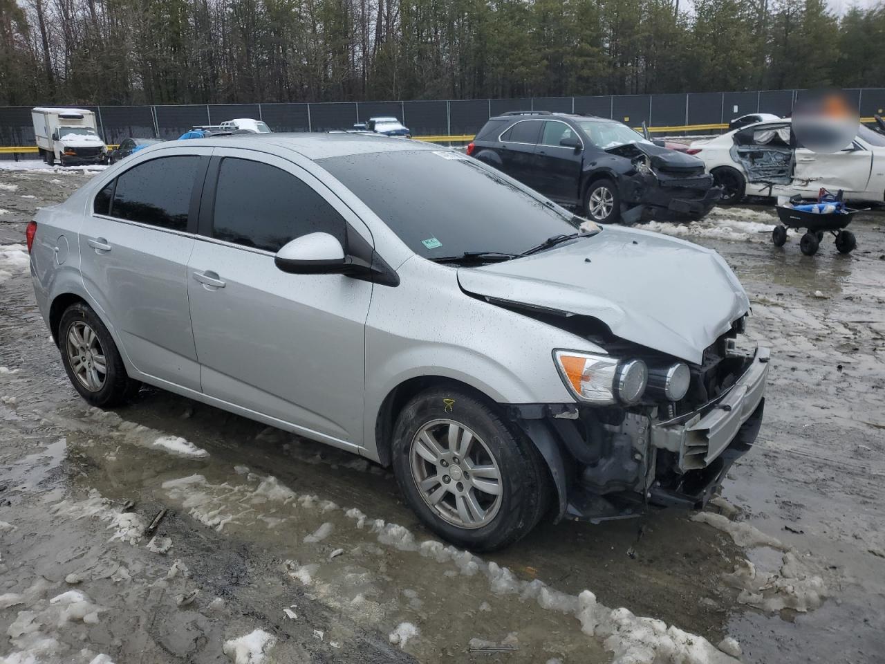 2015 Chevrolet Sonic VIN 1G1JC5SH9F4155135 Copart auction photo, front end damage thumbnail 4