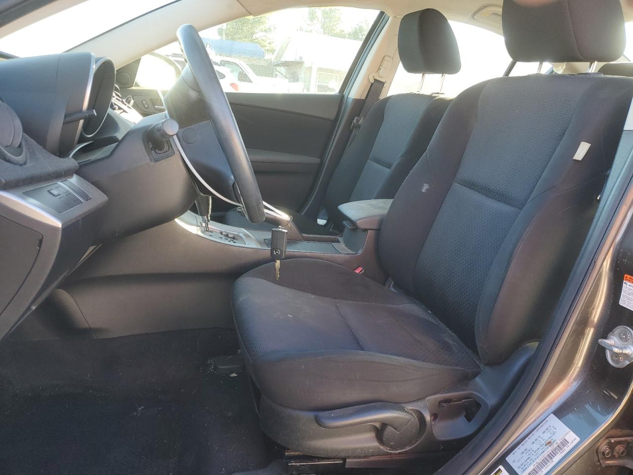 2010 Mazda 3 VIN JM1BL1SFXA1138342 Copart auction photo, front end / side damage thumbnail 7