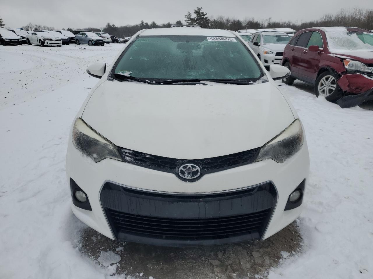 2015 Toyota Corolla VIN 2T1BURHEXFC306140 Copart auction photo, rear end damage thumbnail 5