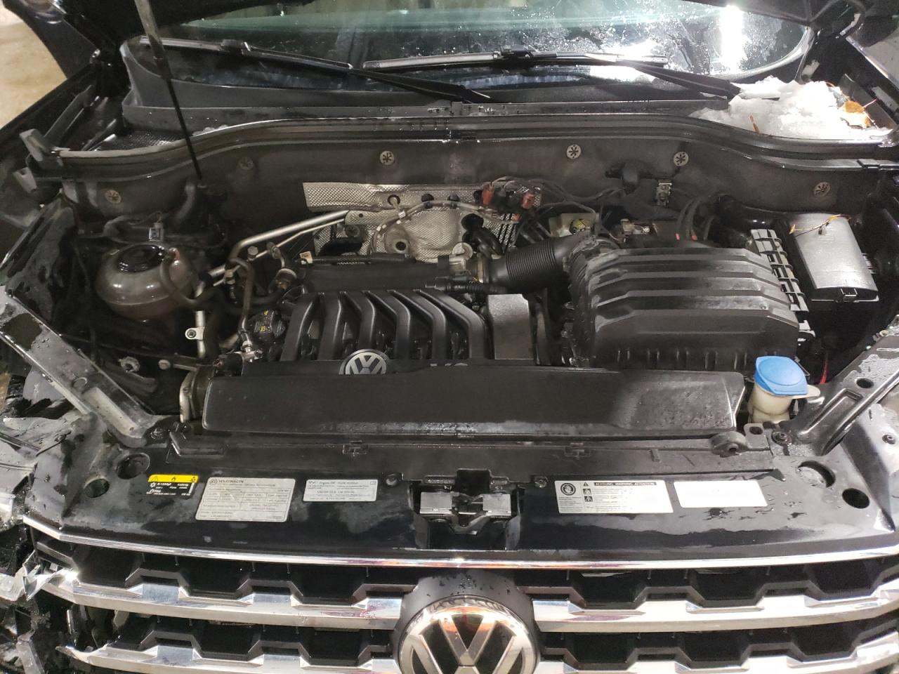 2019 Volkswagen Atlas VIN 1V2UR2CA4KC594423 Copart auction photo, all over damage thumbnail 12