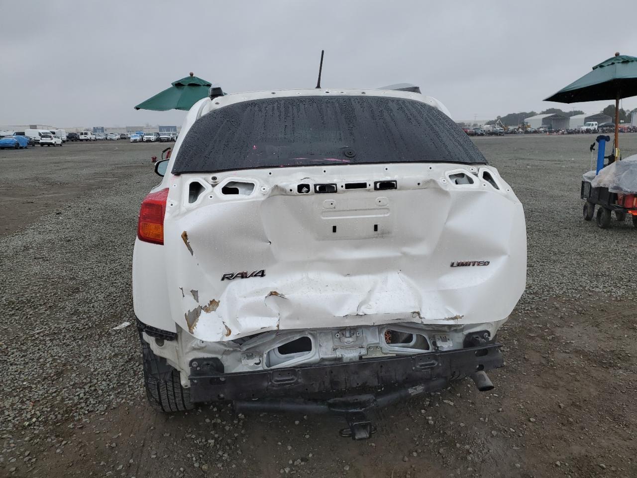 2014 Toyota RAV 4 VIN 2T3YFREV8EW114664 Copart auction photo, rear end damage thumbnail 6