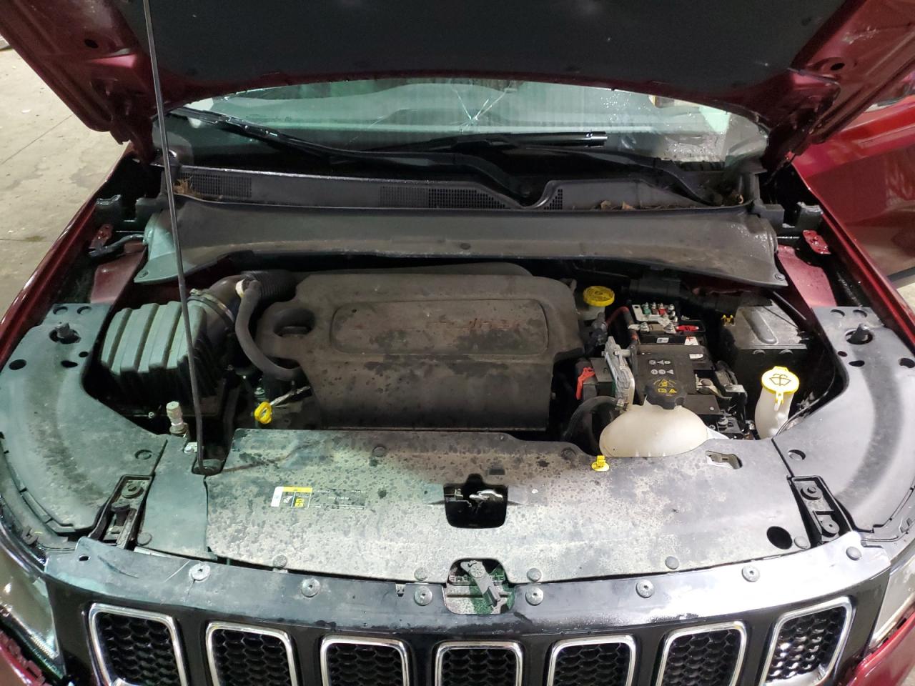 2021 Jeep Compass VIN 3C4NJDCB9MT515787 Copart auction photo, front end damage thumbnail 12