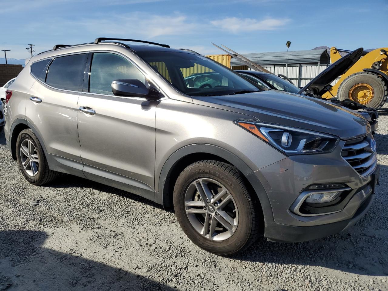 2018 Hyundai Santa Fe VIN 5XYZU3LB5JG522659 Copart auction photo, mechanical / minor dent/scratches damage thumbnail 4